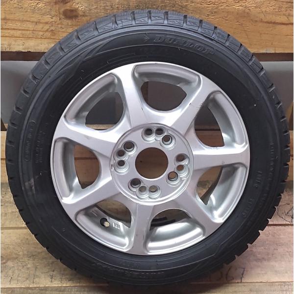 スタッドレスタイヤ155/65/13　2018年製美品　ダンロップウィンターマックス、ホイール付き WINTER MAXX スタッドレス タイヤ アルミ ホイール 1本 155/65R13 73Q