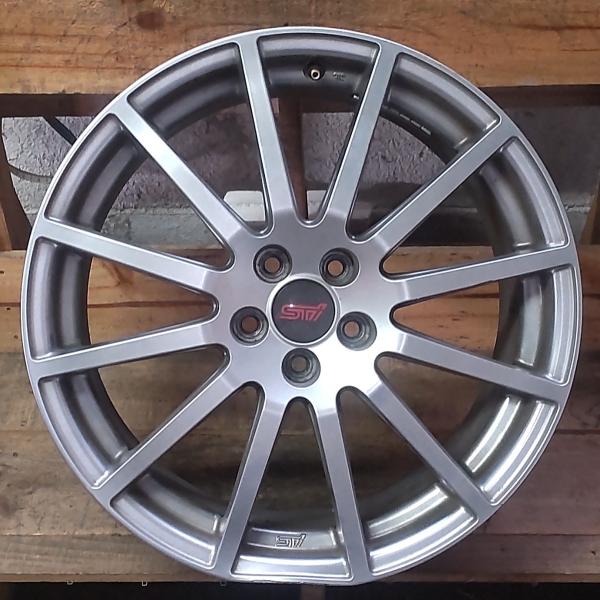 アルミ ホイール 1本 スバル 純正 18×7.5J 5H×114.3 ET55 DB56 中古