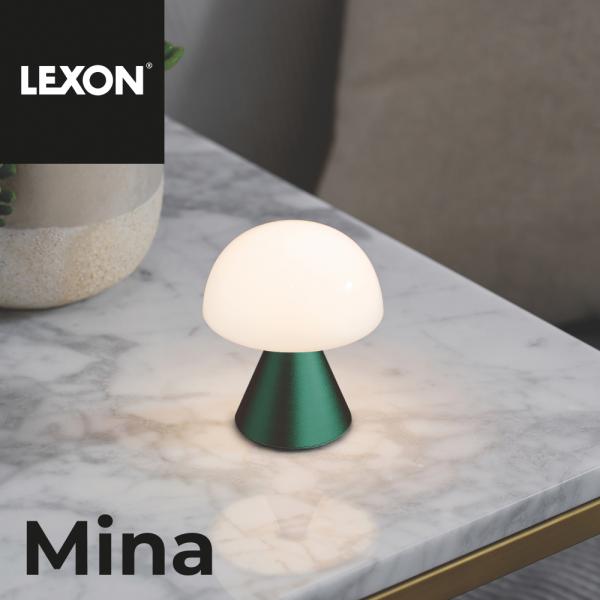 LEXON ポータブル LEDランプ Mina DARK GREEN