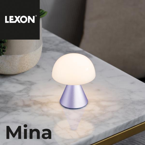 LEXON ポータブル LEDランプ Mina LIGHT LILAC