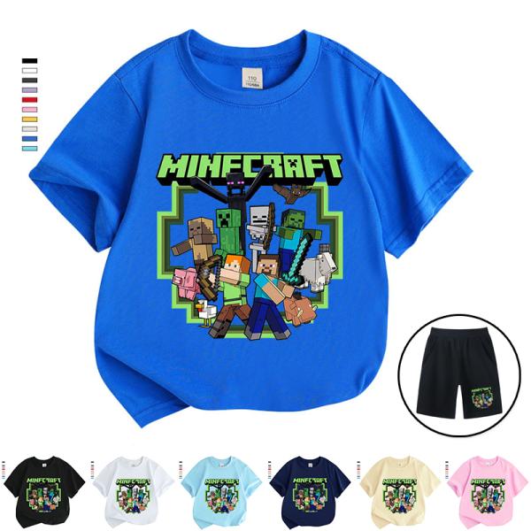 Minecraft マインクラフト 男の子 女の子 Tシャツ キッズ お揃い ペア 半袖シャツ 服 tシャツ 子ども服 小学生 カットソー ギフト ゆったり ルームウェア