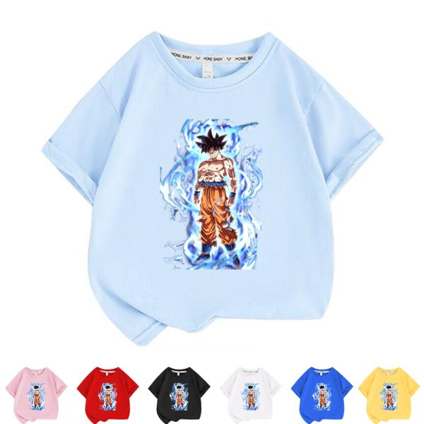 ドラゴンボール 子供服 半袖Tシャツ 通気性 肌着 柔らかい 100%綿 丸首 男の子 女の子 子ども服 小学生 トップス tシャツ カットソー  ゆったり