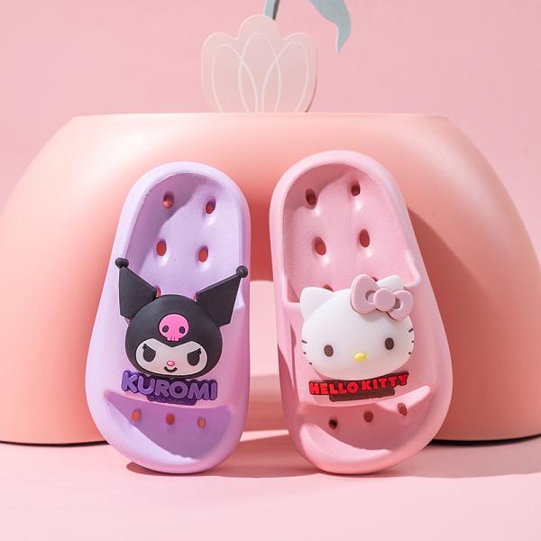 キャット  ( Hello Kitty型) サンダル ベビー キッズ 男の子 女の子 スリッパ EVAサンダル キャラクター 超軽量EVA  スリッパ サンダル おしゃれ 可愛い 子供