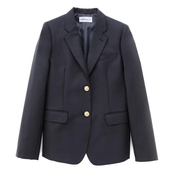 スクールブレザー 制服 ブレザー 女子 紺 ネイビー ボタンの取替が簡単 日本製 なんちゃって制服 大きいサイズ レギュラー 毛 カンコー 送料無料 Khs113 カンコーショップ原宿 通販 Paypayモール