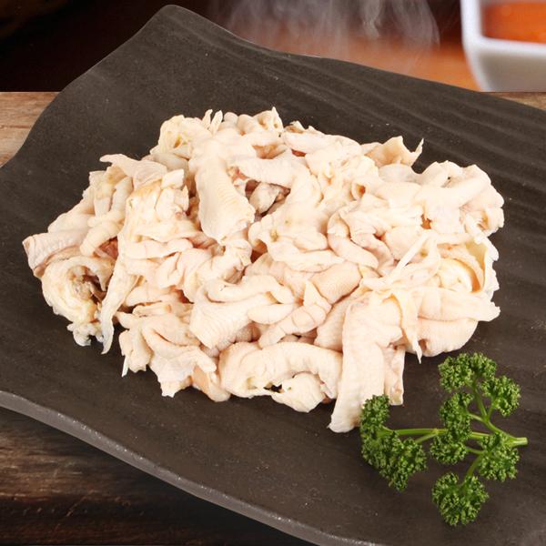 名称鶏足（骨抜き）内容量約200g賞味期限別途記載保存方法要冷凍（-18℃以下で保存してください）原産国名日本：産地は仕入れ状況により異なる場合があります。特徴韓国屋台の定番メニューであるタクバル（鶏足）の材料です。辛い味付けが決め手です。...