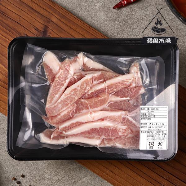 名称 豚トロ(頬肉)スライス 300g食品類型 豚肉重量 約300g賞味期限 別途記載保存方法 冷蔵(10℃以下)保存原産国名 メキシコ産（仕入れ状況により変更になる場合がございます）特徴 さっぱりとして歯ごたえのある食感子供達にも人気な豚...
