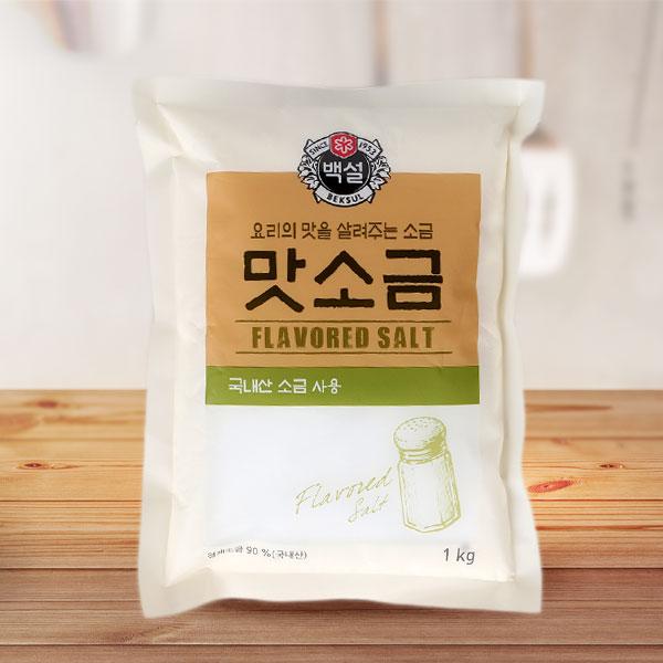 名称 [CJ]味塩原材料名 海塩/調味料（アミノ酸）内容量 1kg賞味期限 別途記載保存方法 直射日光、高温多湿をさけて保存してください。原産国名 韓国特徴 深いコクと豊かな味わいが特長で、さまざまなお料理に幅広く活用できます。スープや煮込...