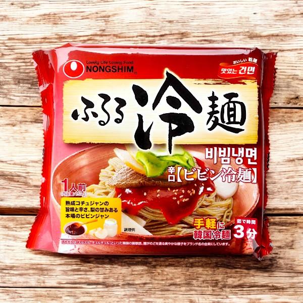 名称 [農心]ふるる冷麺 ビビン冷麺原材料名めん(小麦粉、でん粉、そば粉、植物油脂粉末、昆布粉末)、タレ(熟成調味ベース(梨、たまねぎ、デキストリン、その他)、梨ピューレ、混合野菜エキス、ポリグリチトールシロップ、唐辛子調味ソース、たまねぎ...