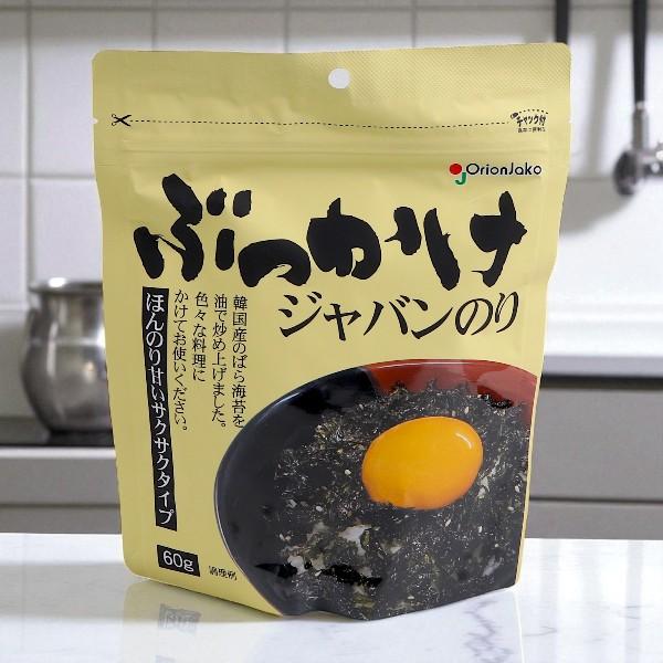 [オリオンジャコー] ぶっかけ ジャバンのり ジャバン海苔 60g チャック付き フレーク状 サクサク  ふりかけ おにぎり 爆買