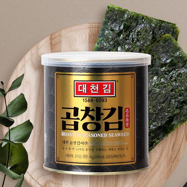 商品名 4203大川味付け海苔(缶)品目 水産加工食品原材料名 岩海苔、 キャノーラ油、 ごま油、食塩 (一部にゴマを含む)内容量 8切X52枚(板のり6.5枚分)賞味期限 別途記載原産国名 大韓民国保存方法 直射日光、高温多湿を避けて常温...