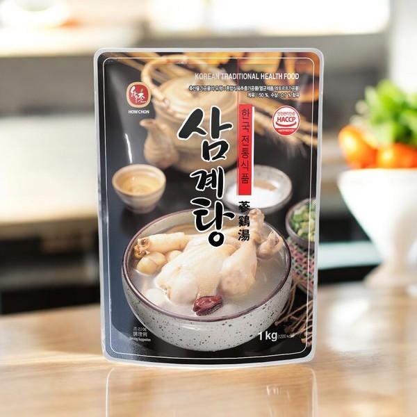 品名 参鶏湯（サムゲタン）原材料名 鶏肉、もち米、うるち米、高麗人参、ニンニク、栗、なつめ、食塩内容量 1kg殺菌方法 完全密封容器で高温高圧殺菌処理賞味期限 表面上部に記載保存方法 直射日光を避けて常温で保存。原産国名 韓国輸入者 (有)...