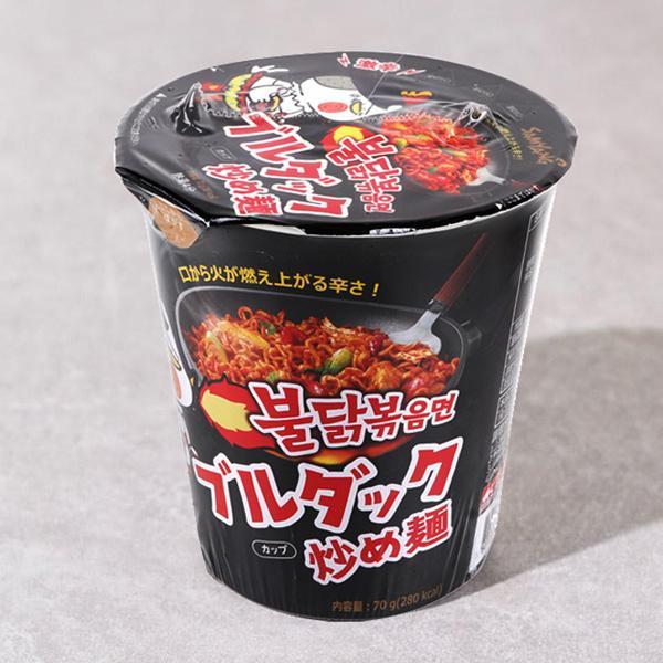 [三養 ]ブルダック炒め麺CUP(小)70g-日本語版 韓国ラーメン らーめん インスタン カップラーメン