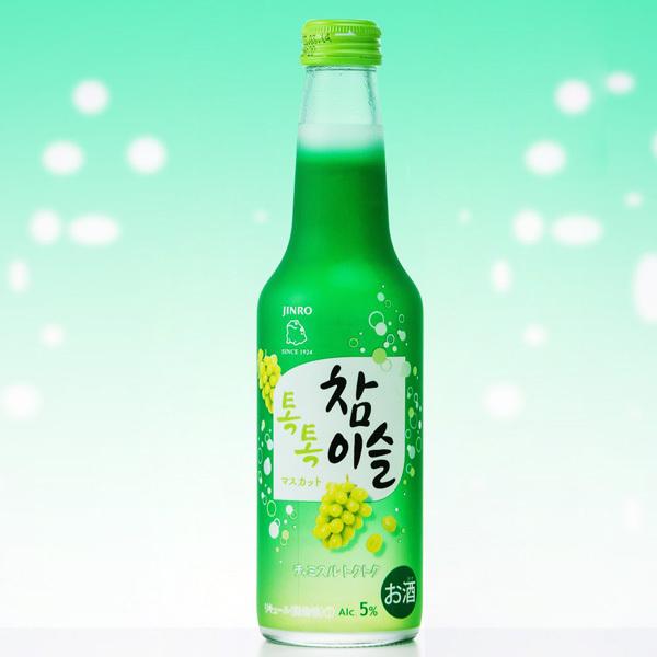 製品名 [眞露] チャミスルトクトク マスカット 275mlアルコール 5％内容量 275ml×24本原材料名 マスカット果汁、醸造アルコール、糖類（国内製造）/炭酸、酸味料、香料製造 宝積飲料株式会社 広島県東広島市志和町別府 2061-...