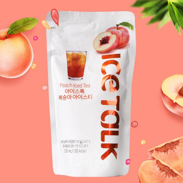 ICE TALK]アイス トーク ピーチ アイスティー230ml/韓国 飲料 韓国 