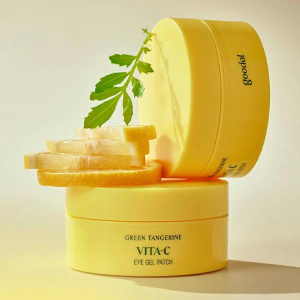 goodal]グーダル グリーンタンジェリンビタC水分アイパッチ60枚 : 韓国