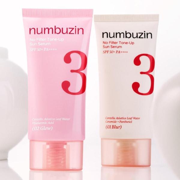 【ネコポス送料無料】[numbuzin] 3番ポーセリンベーススキップトーンアップベージュ 50ml / SPF50 PA++++ 韓国コスメ 韓国化粧品