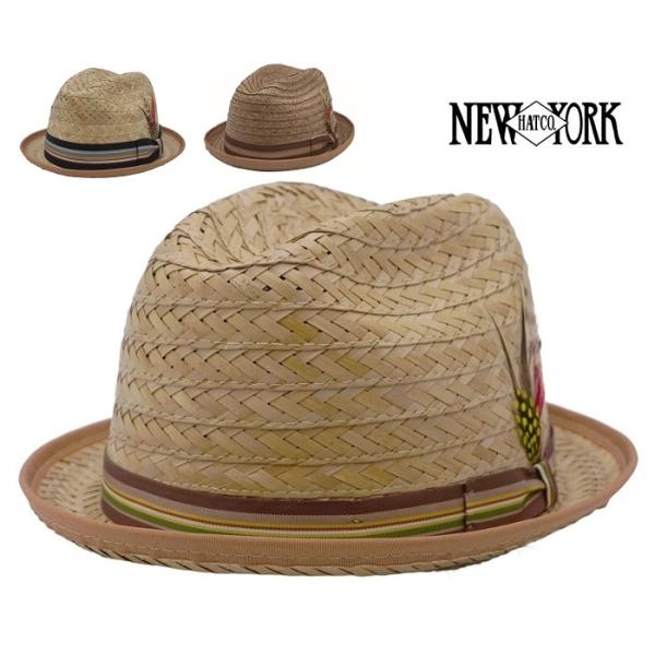 NEW YORK HAT（ニューヨークハット） 帽子 ストローハット メンズ