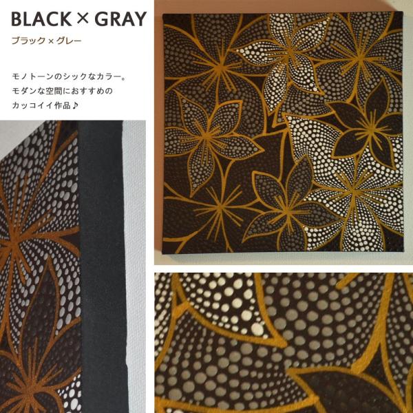 BALI ドットアート プルメリア 40×40cm バリ絵画 バリ アートパネル
