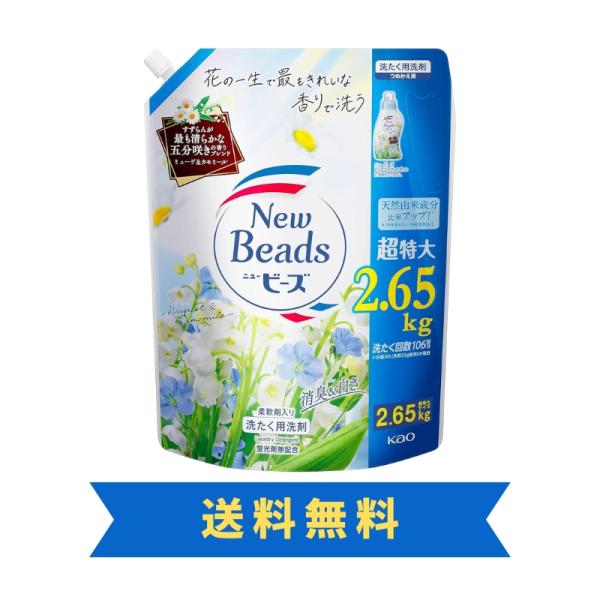 ニュービーズ 洗剤 ピュアクラフト 詰替え用 柔軟剤入り