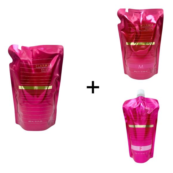 ミルボン プラーミア エンリッチド シャンプー 400ml & トリートメント