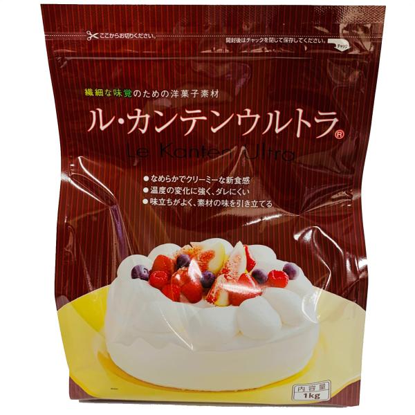 ●とろける食感を持つデザート用の顆粒状寒天です。凝固力と保水性に優れている為、卵やクリームと相性が良いです。プリンやブリュレにおすすめです。ゼラチンに比べて融点と保形力が高い為、常温でもダレにくく、常温保存や温度変化に強い仕上がりになります...