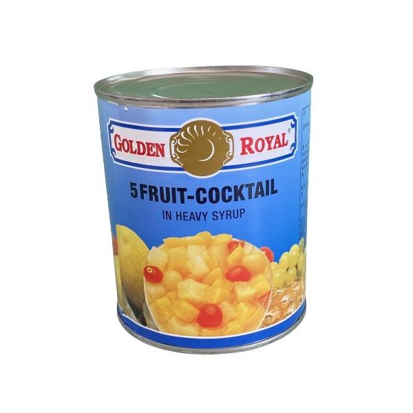 ●5種(黄桃、洋梨、パインアップル、ぶどう、さくらんぼ)のフルーツが入ったシラップ漬けです。フルーツは一口大になっています。フルーツポンチやヨーグルト等におすすめです。固形量:500g内容総量:825g原産国名:南アフリカ共和国●内容量:＃...