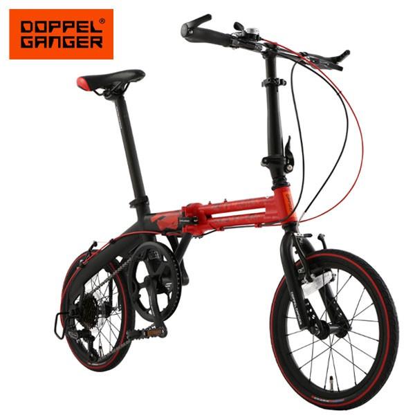 折りたたみ自転車 16インチ アルミフレーム 超軽量 コンパクト 7段変速 ドッペルギャンガー 104 R Rd 104 R Rd カノン ショッピング ストアー 通販 Yahoo ショッピング