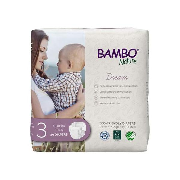 BAMBO Nature ベビー 無添加 おむつ 敏感肌 おむつかぶれ Midi 3号（4