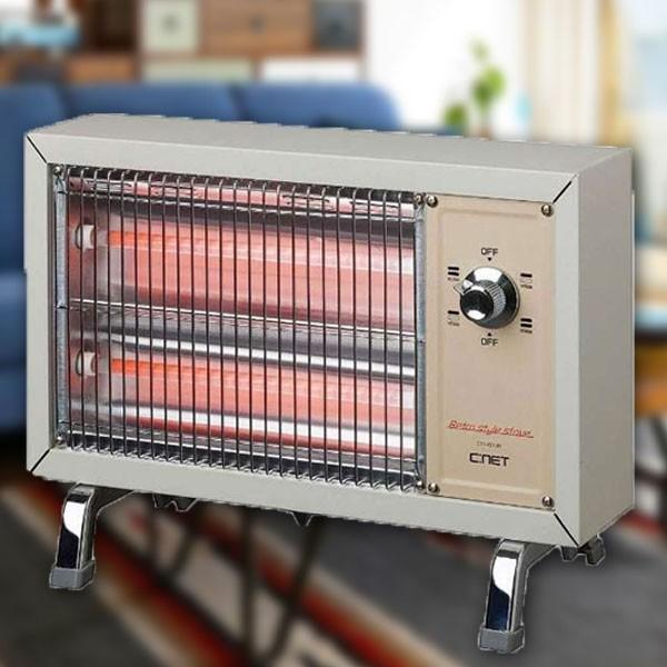 レトロ調 石英管 電気ストーブ 800W/400W 電気ヒーター 暖房器具 レトロ調 石英管 電気ストーブ 800W/400W 電気ヒーター 暖房器具