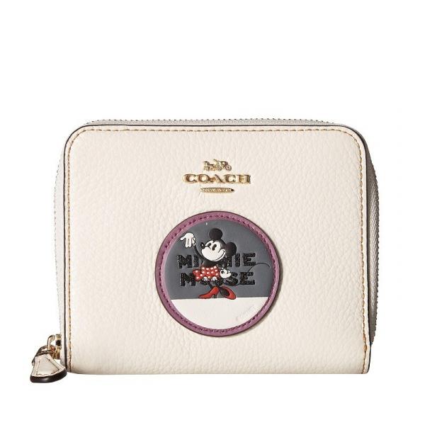コーチ ディズニー ウォレット スモール パッチーズ ミニーマウス ボクシード 財布 アラウンド スモール ジップ パッチーズ 18 19新作 期間限定セール b ウォレット ホワイト Whg Cs1811 Kanon Story ショップ