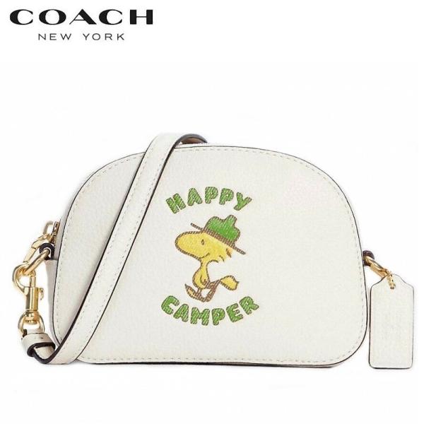 通販販売が好調 稀少 コーチ COACH スヌーピー ショルダーバッグ