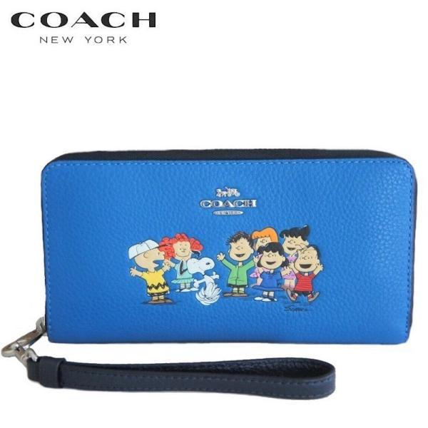 残りわずかセール スヌーピー 21新作 Coach X Peanuts ロング ジップ アラウンド ウォレット ウィズ スヌーピー アンド フレンズ ビビッド ブルー C4603 Vibl Cs2107 Kanon Story Yahoo ショップ 通販 Yahoo ショッピング
