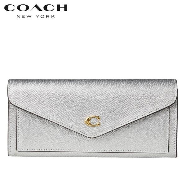 COACH コーチ 財布 長財布 二つ折り 新作セール メタリック COACH コーチ 財布 長財布 二つ折り 新作セール メタリック