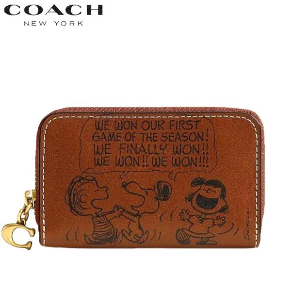 （COACH × PEANUTSコラボ・新品・正規品） COACH コーチCOACH財布 スヌーピー PEANUTS コラボ 長財布 2025