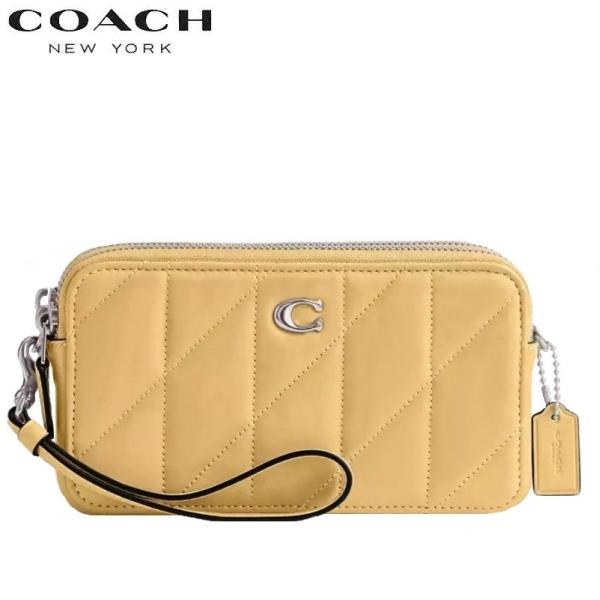 【未使用タグ付き】コーチイエローベージュワンショルダーショルダーバッグ２WAY COACH（コーチ） 新作セール バッグ 2024新作 CM531 ショルダーバッグ
