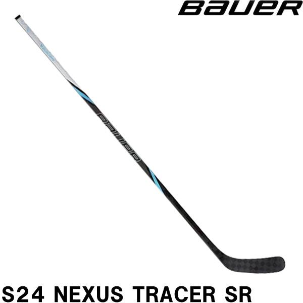 ■BAUER（バウアー）ワンピーススティック　S24　NEXUS　TRACER　Senior●フレックスを強化するBAUER独自のテクノロジーでゲームをコントロール形状がより良く手にフィットし、最適なコントロールを実現します。●ショットをロ...