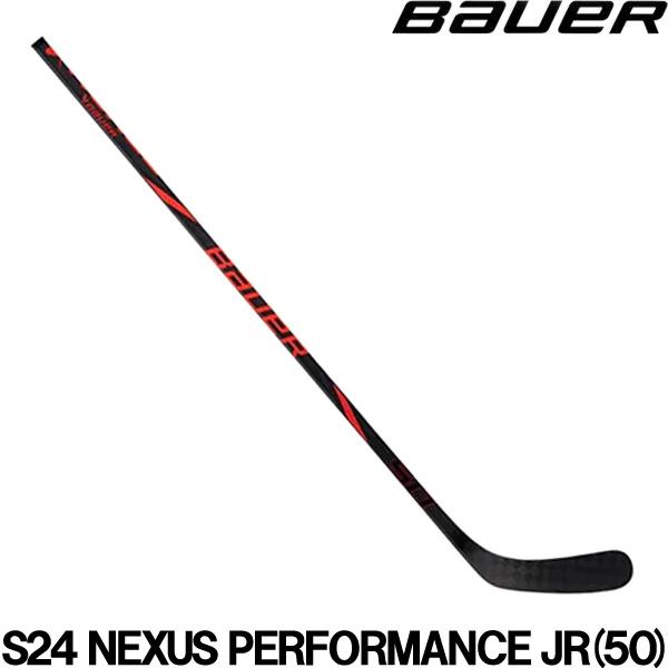 ■BAUER（バウアー）ワンピーススティック　S24　NEXUS　PERFORMANCE　Junior（50）●Launch Flex：NEXUSスティックのシャフトにのみ搭載されているLaunch Flexテクノロジーは、若いプレーヤーが...