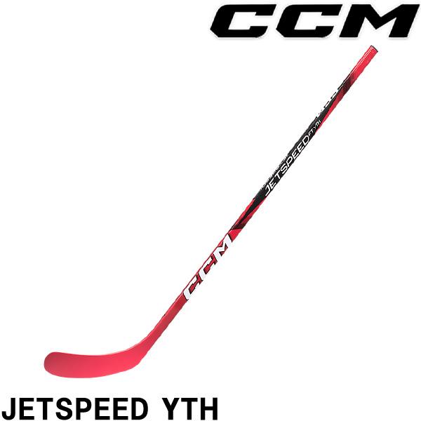 ■CCM（シーシーエム）ワンピーススティック　OPS　JETSPEED　YouthJETSPEEDシリーズの特徴であるHybrid Kickpointを備えたスティック。小さな子供でも扱いやすい軽量さを実現。検索ワード：アイスホッケー、ステ...