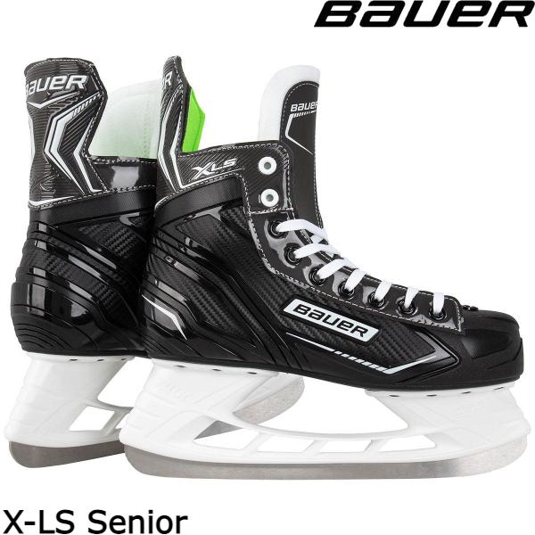 ■BAUER（バウアー）スケート　S21　X-LS　Seniorレベル：レクリエーションクォーターパッケージ：3Dポリカーブ裏地素材：マイクロファイバー足首パッド：Anaform足首パッド舌の構造：30オンスフェルトフットベッド：EVAフォ...