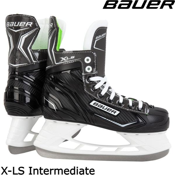 ■BAUER（バウアー）S21　X-LS　Intermediateレベル：レクリエーションクォーターパッケージ：3Dポリカーブ裏地素材：マイクロファイバー足首パッド：Anaform足首パッド舌の構造：30オンスフェルトフットベッド：EVAフ...