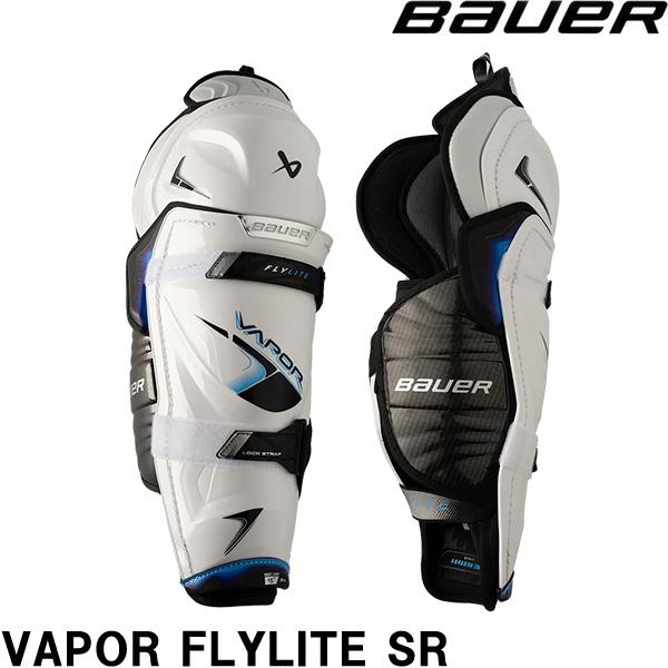 ■BAUER（バウアー）シンガード　S25　VAPOR　FLYLITE　Senior超軽量のプロテクションとクラス最高のフィット感で、体の一部になったかのような感覚を味わえる。剛性の高い外側のシンガードと解剖学に基づいた膝蓋骨、そして衝撃を...
