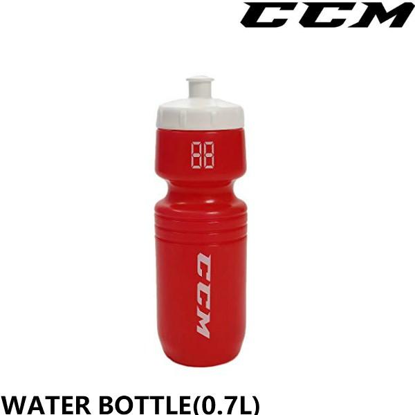 ■CCM（シーシーエム）WATER　BOTTLE　0.7L●ボトル本体にくぼみがあり、握りやすいタイプ。●ボトルチューブのみの別売りもあります。●容量：レッド…0.7リットル検索ワード：アイスホッケー、ドリンクボトル