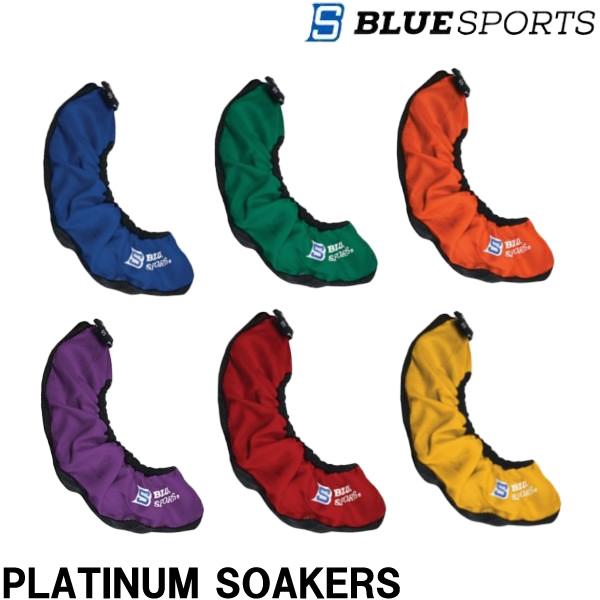 ■BLUE SPORTS（ブルースポーツ）スケートガード　B/SP　PLATINUM　SOAKERS　●SIZE：M、L●スケートブレードを保護●ブレード上の余分な水を吸収するスポンジクロス内部検索ワード：アイスホッケー、スケートガード、ス...