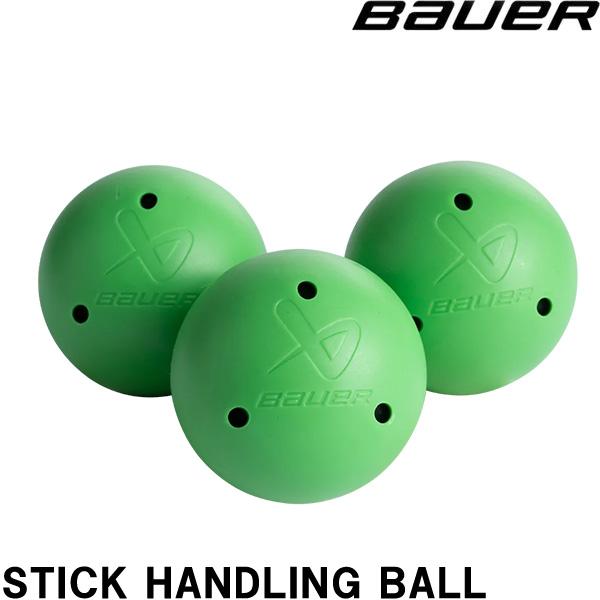 ■BAUER（バウアー）ハンドリングボール　STICK　HANDLING　BALLトレーニング補助や試合前のウォームアップに最適なスティックハンドリングボールは、パックの「感覚」をつかむと同時に、柔らかい手を養い、スティックのハンドリング、...