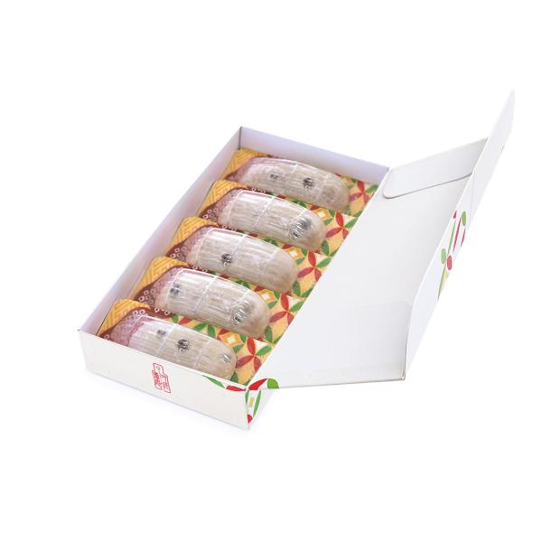 できたてのようなやわらかなお餅を手軽にお楽しみいただけます。豆餅はつぶ餡を包みました。いつでも　…開けやすく、そのまますぐに食べられるどこでも　…ポケットやカバンに、持ち運びカンタンキレイに　…直接お菓子を触れないので衛生的柔らかく　…生菓...