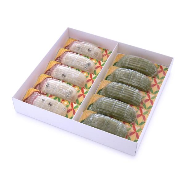 できたてのようなやわらかなお餅を手軽にお楽しみいただけます。豆餅はつぶ餡、蓬の餅はこし餡を包みました。※予告なくパッケージの仕様変更をさせていただく場合がございます。・賞味期限製造日より30日・セット内容匠壽庵 白姫餅（豆餅）5個匠壽庵 白...