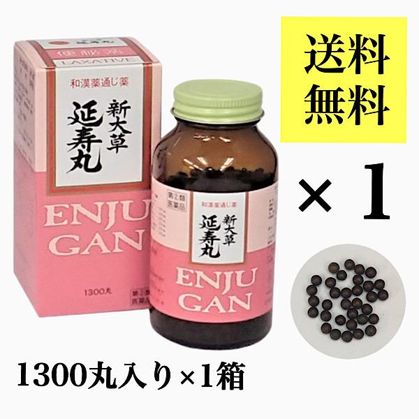 【指定第2類医薬品】延寿丸 1300丸入り えんじゅがん エンジュガン 便秘薬 便秘 センナ