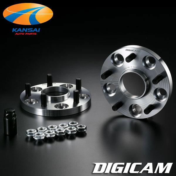 ハブ付ワイドトレッドスペーサー 114.3 5H P1.5 15mm A6061-T6 DIGICAM