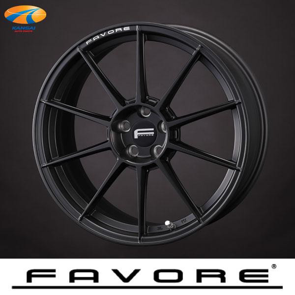 アルミホイール F10S 18インチ×8.5+45 5H/100 φ56.1 マットブラック 2 