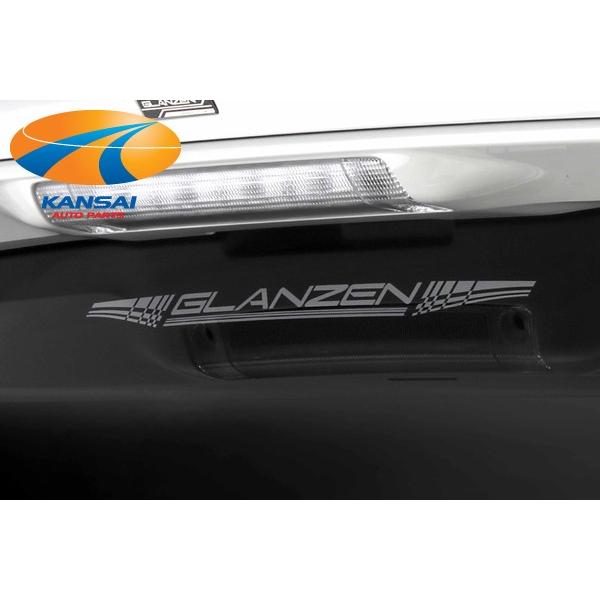 SilkBlaze GLANZEN リアウインドウステッカー 306mm×21mm : 関西オート